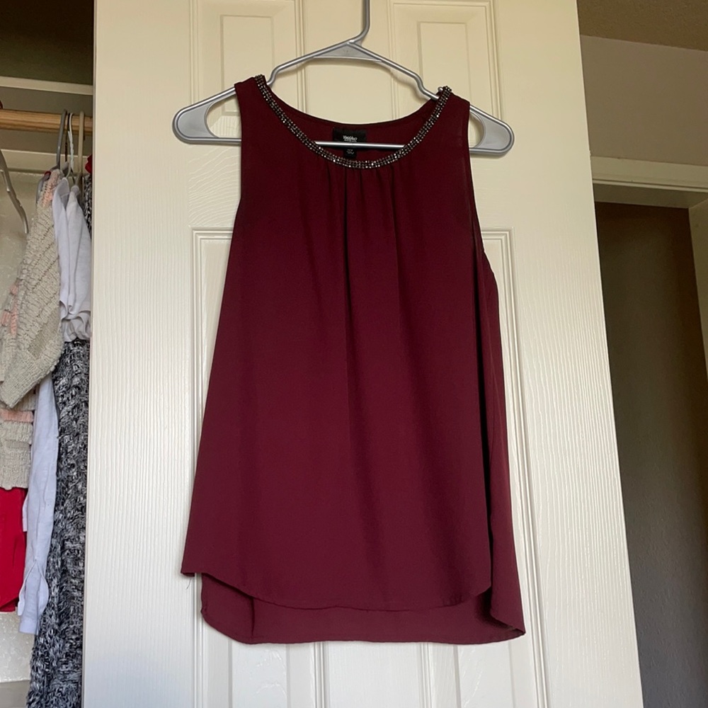Maroon Blouse